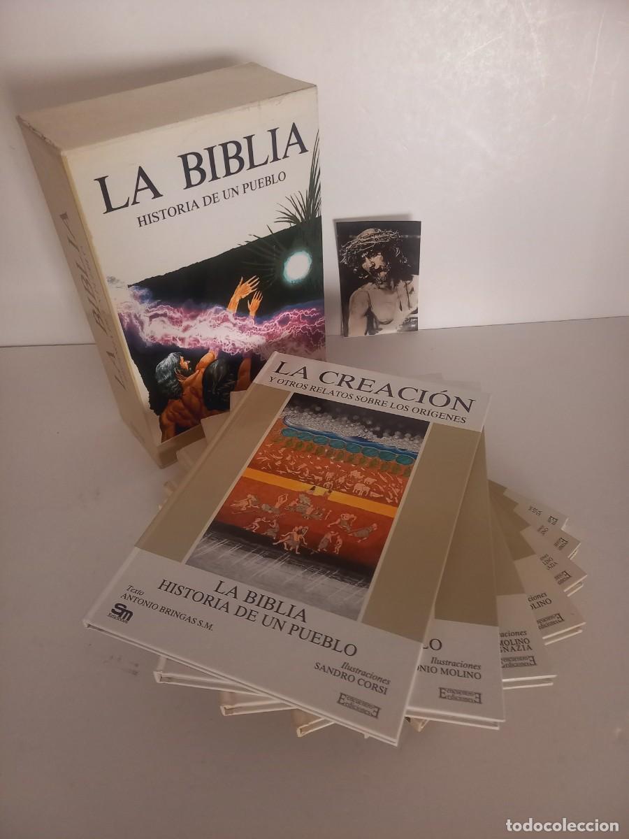 Libros de segunda mano: MARAVILLOSA EDICI&Oacute;N LA BIBLIA HISTORIA DE UN PUEBLO SIETE VOL&Uacute;MENES EN CAJET&Iacute;N PRECIOSA