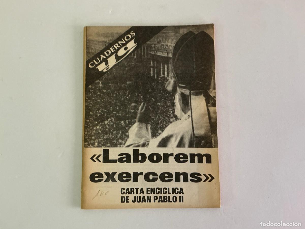Libros de segunda mano: Enc&iacute;clica Laborem Exercens Juan Pablo II - Cuadernos YA / BAC - Madrid 1981