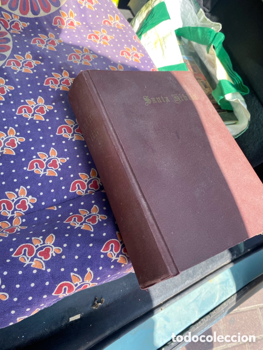 Libros de segunda mano: Santa biblia que contiene los sagrados libros del antiguo y nuevo testamento.