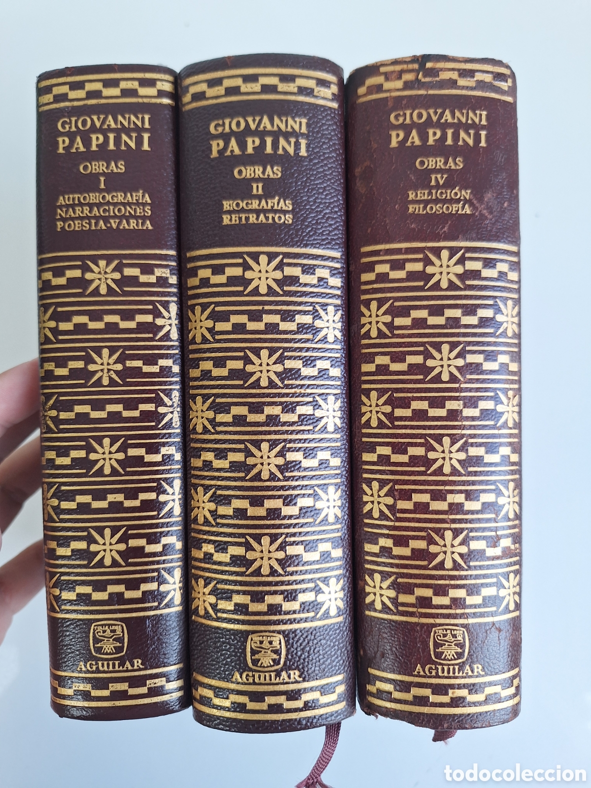 Libros de segunda mano: GIOVANNI PAPINI, Obras, tomos I, II y IV