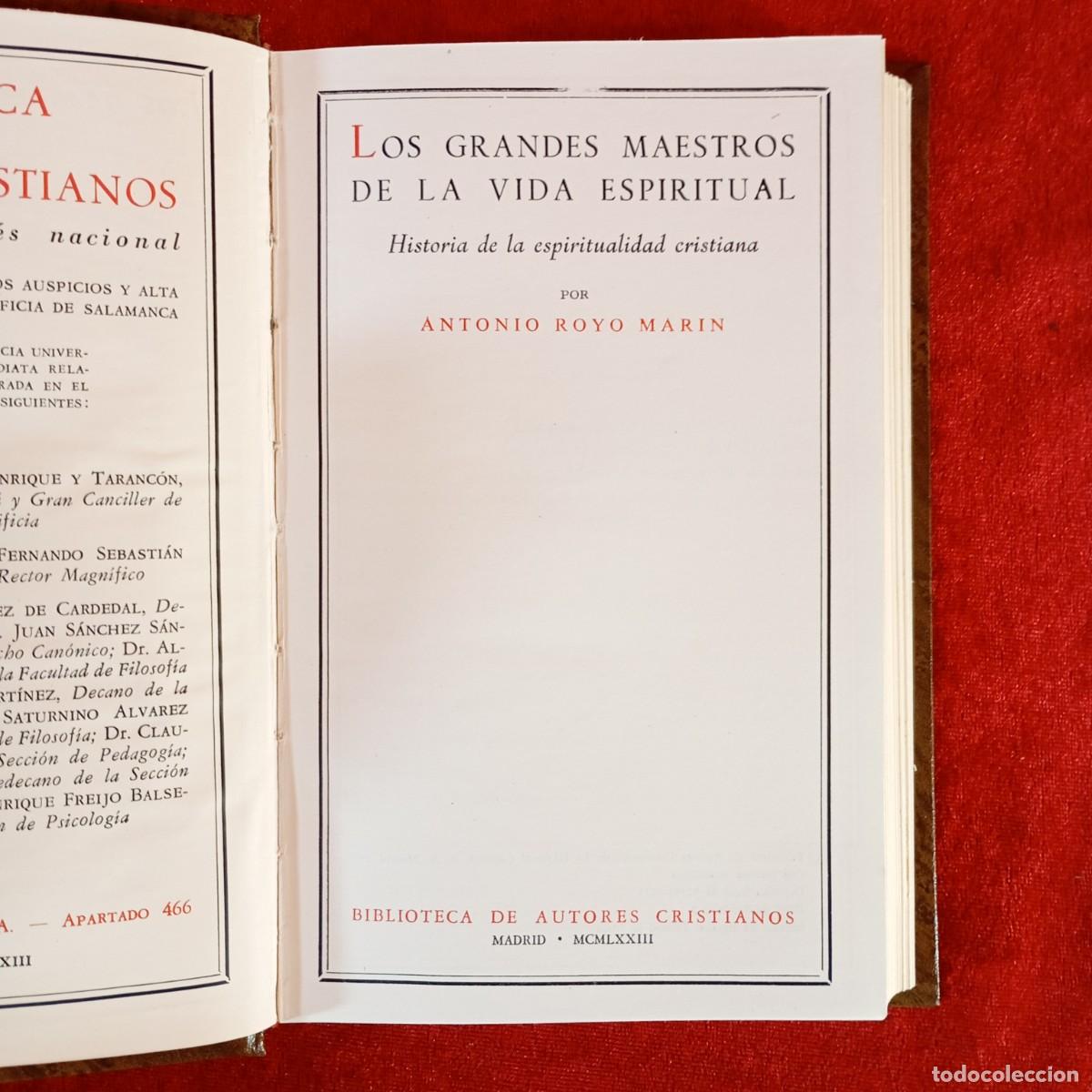 Libros de segunda mano: LOS GRANDES MAESTROS DE LA VIDA ESPIRITUAL - ANTONIO ROYO - BIBLIOTECA DE AUTORES CRISTIANOS / 845