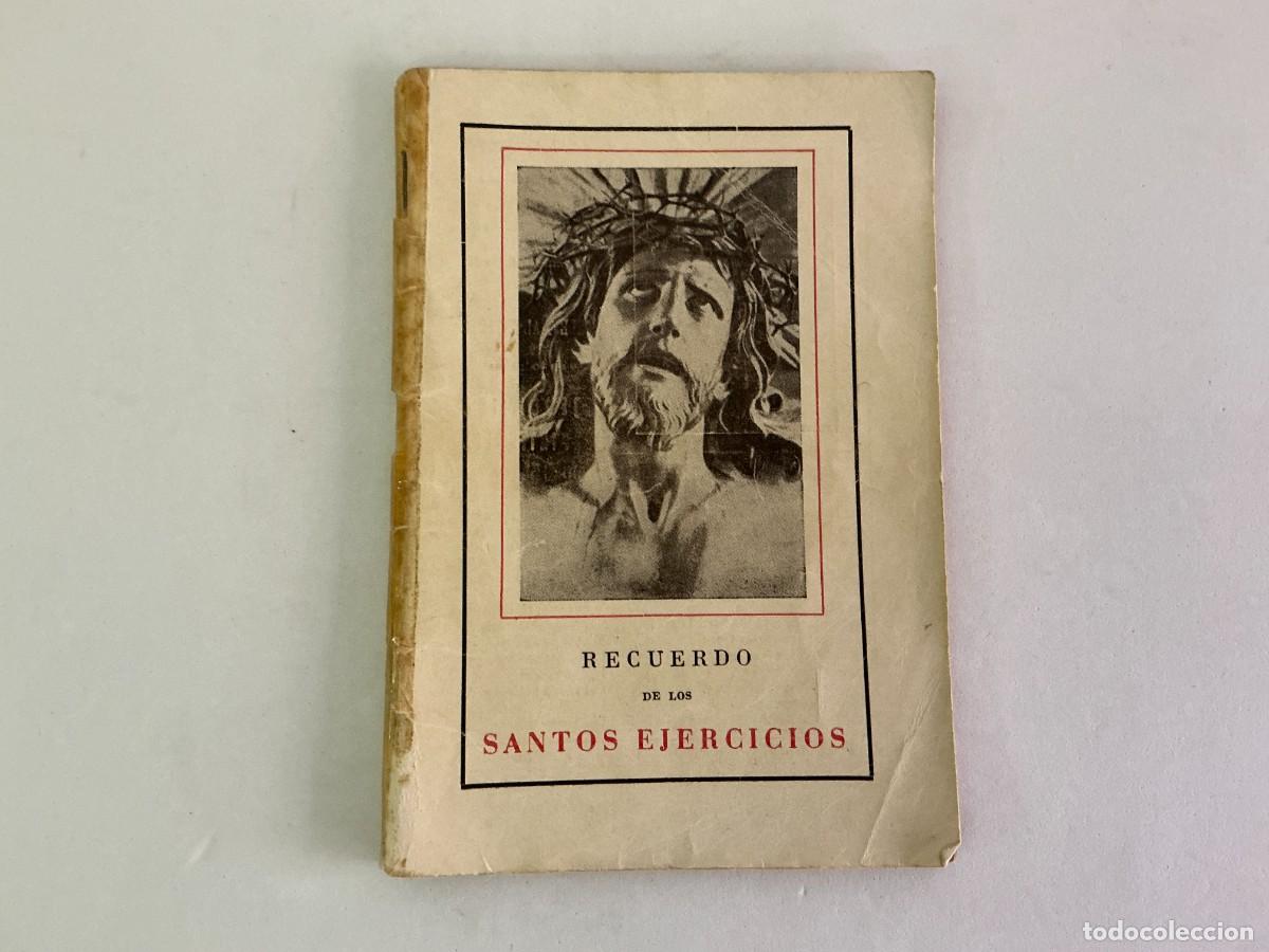 Libros de segunda mano: Libro Recuerdos Santos Ejercicios Espirituales, Sal Terrae Santander 1948 - I&ordf; Edici&oacute;n