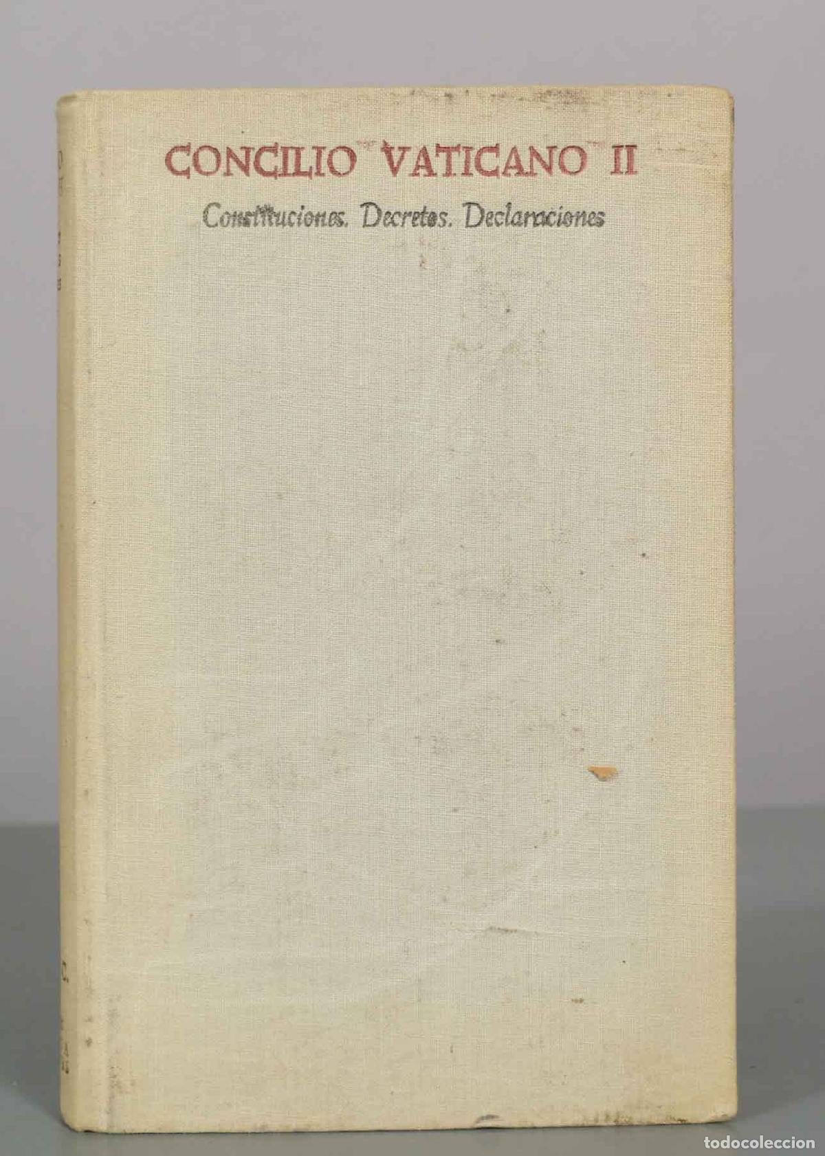 Libros de segunda mano: Concilio Vaticano II - Constituciones. Decretos. Declaraciones - Biblioteca de Autores Cristianos