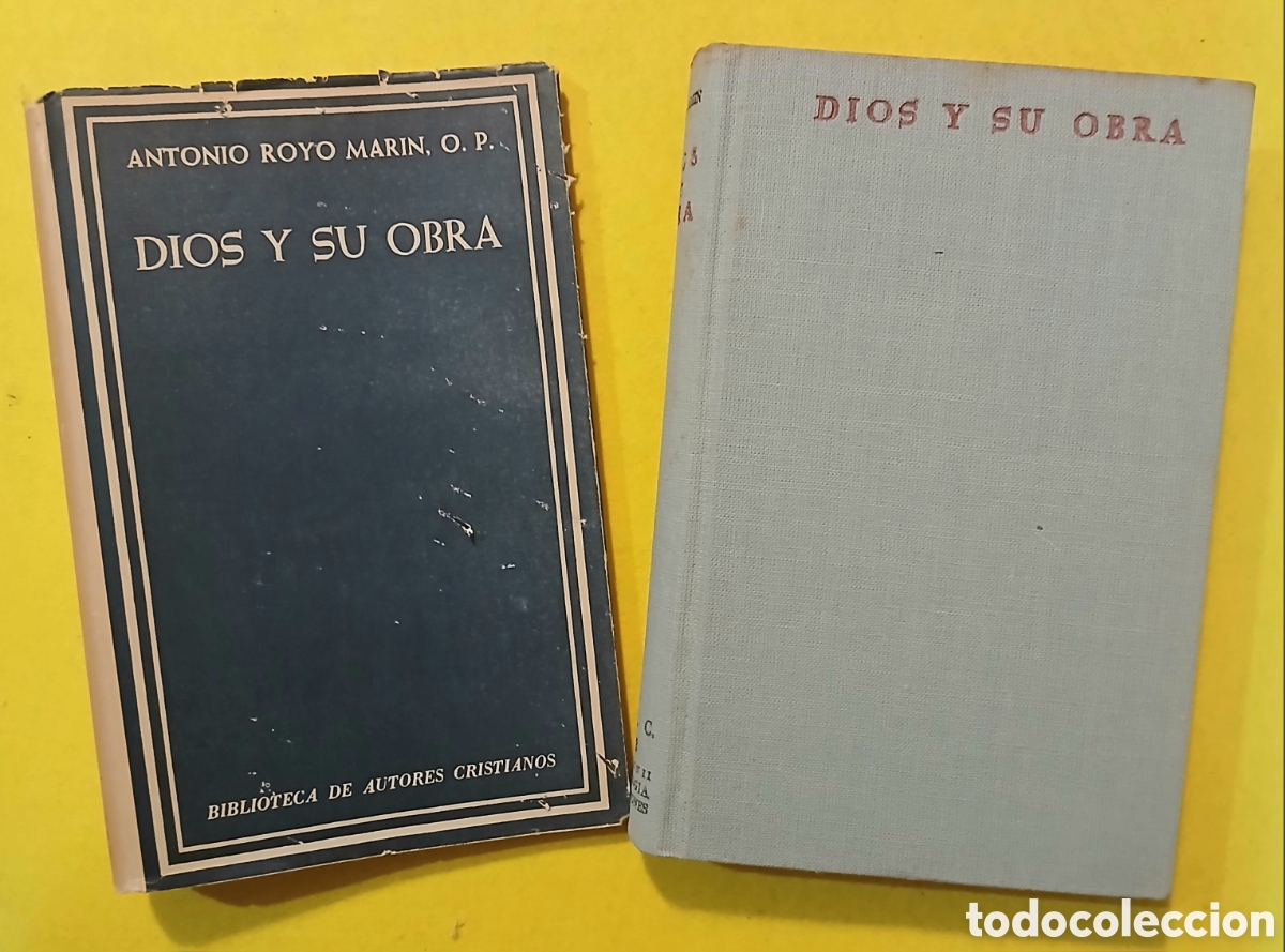 Libros de segunda mano: Dios y su obra, Antonio Royo Marin