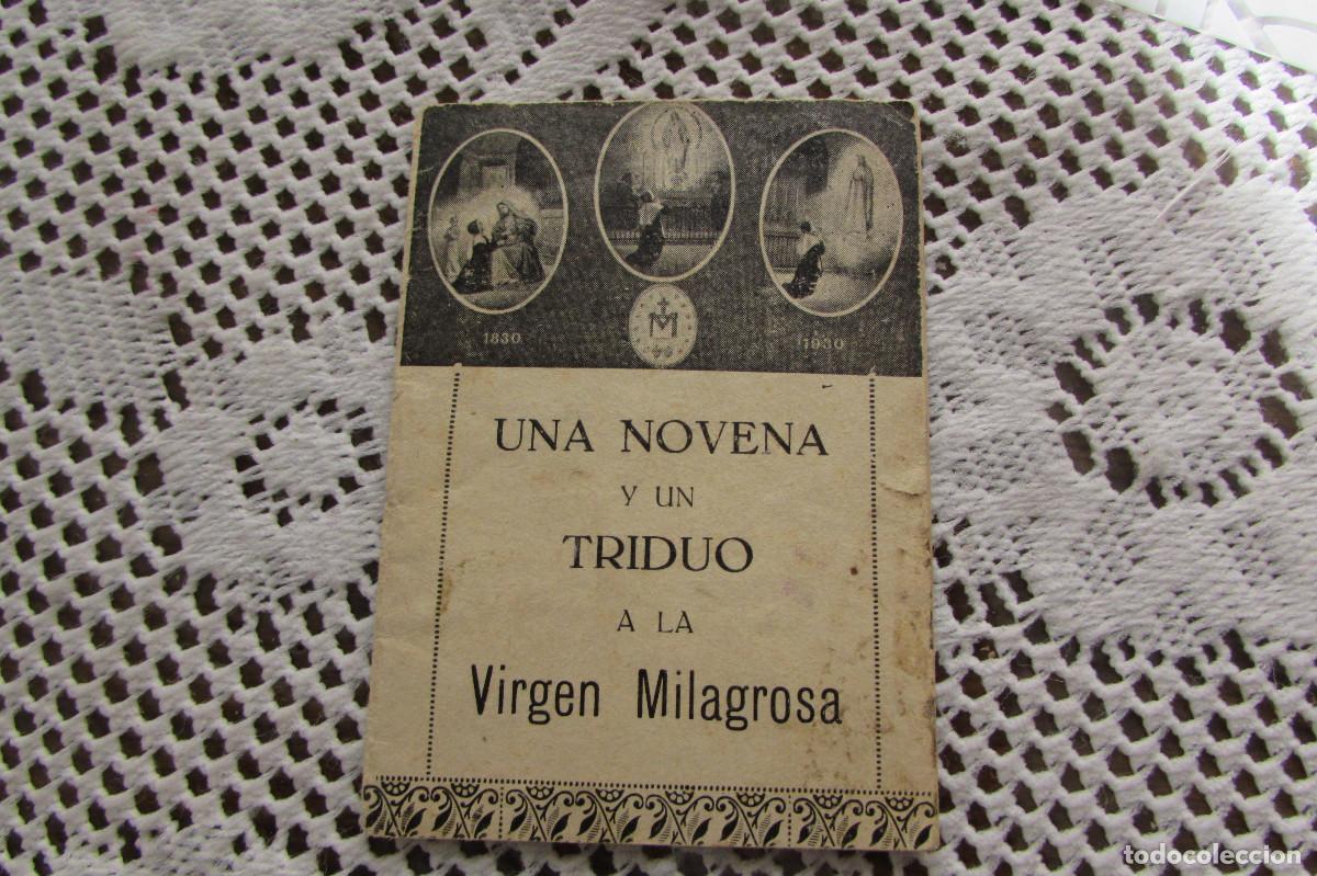 Libros de segunda mano: UNA NOVENA Y UN TRIDUO A LA VIRGEN MILAGROSA