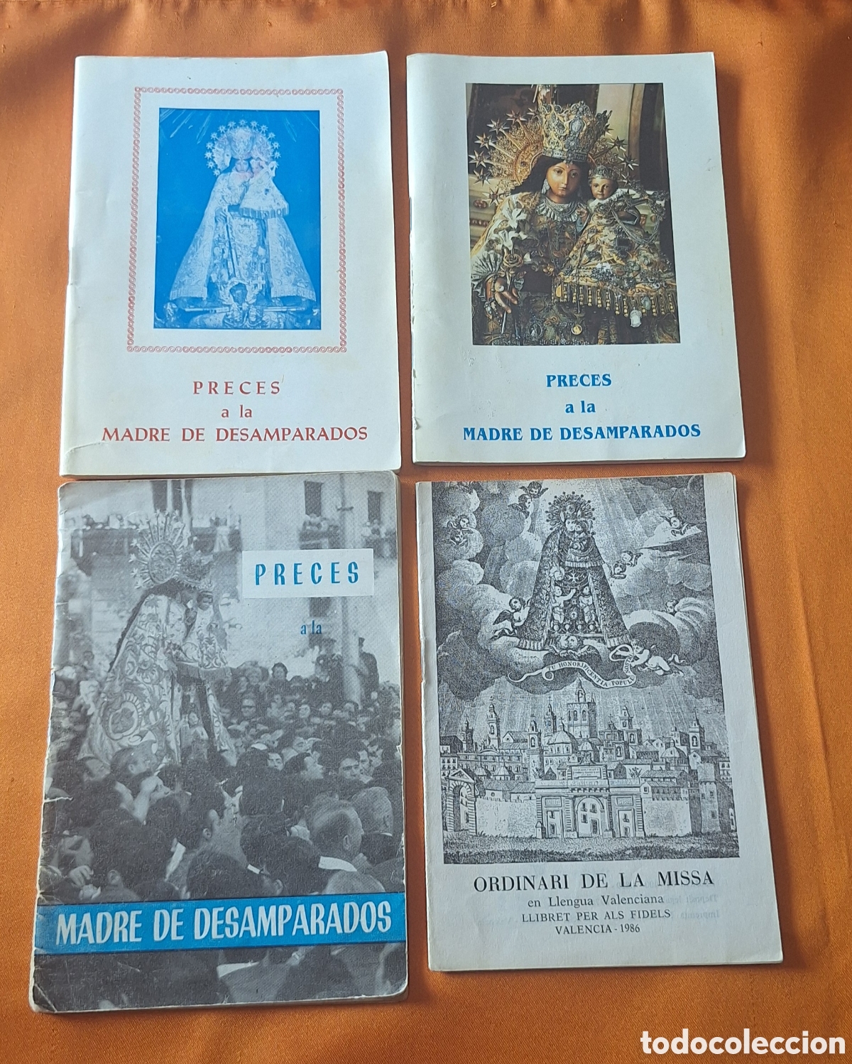 Libros de segunda mano: Lote de 4 Libros - Preces a la Madre Virgen de los Desamparados y Ordinari de Missa