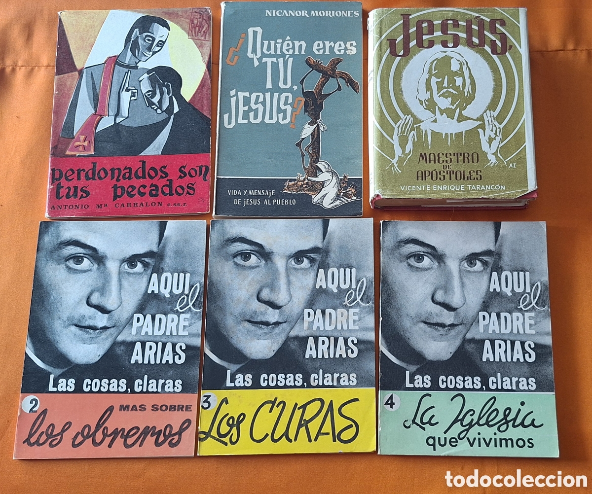 Libros de segunda mano: Lote de 6 Libros Religiosos Antiguos
