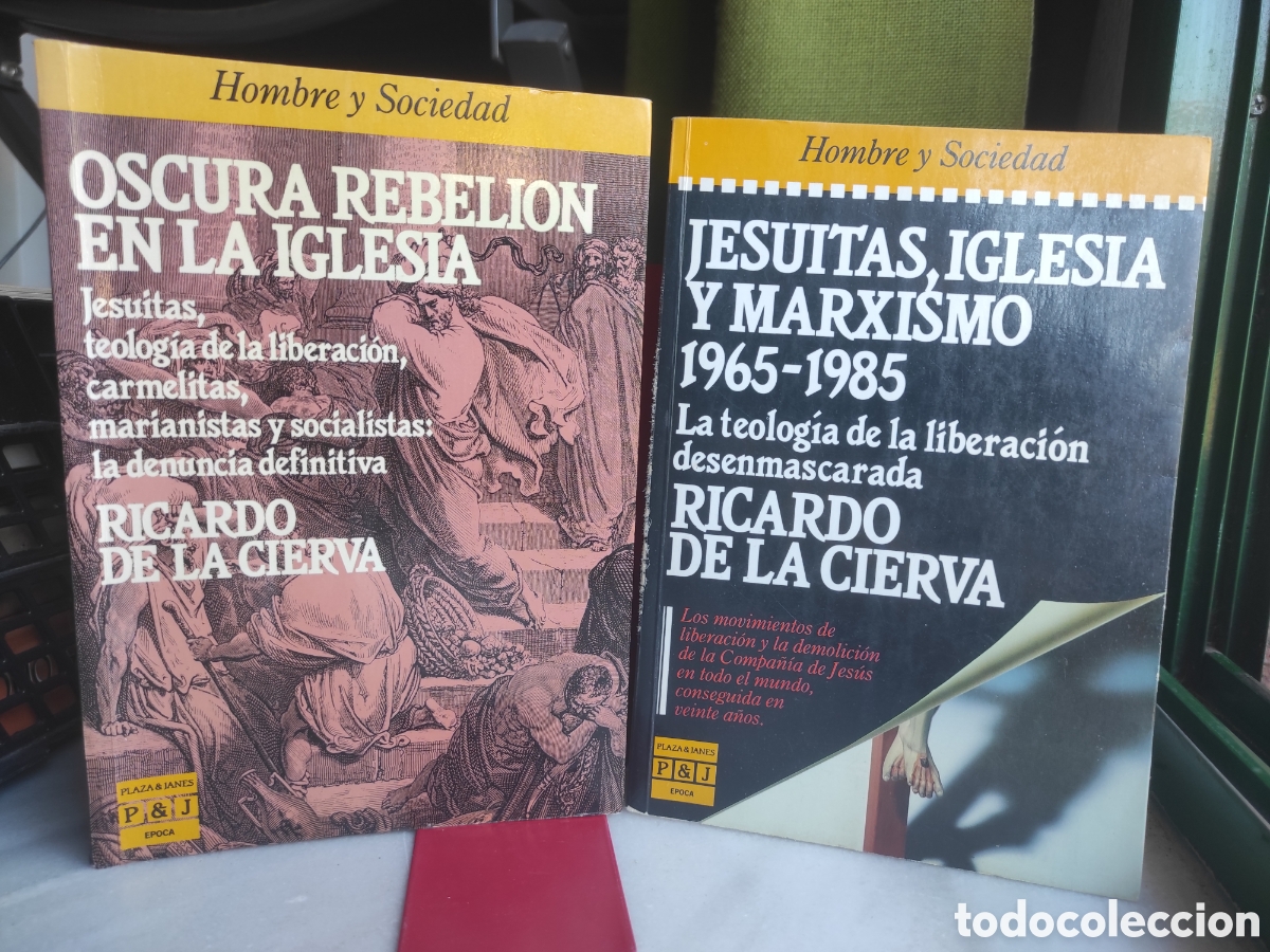 Libros de segunda mano: Ricardo de la Cierva. Oscura rebeli&oacute;n en la iglesia / Jesuitas, Iglesia y Marxismo