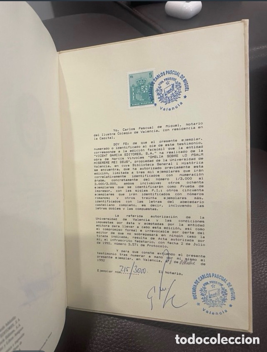 Libros de segunda mano: Omelia sobre lo Psalm &rdquo;Miserere mei Deus&rdquo;