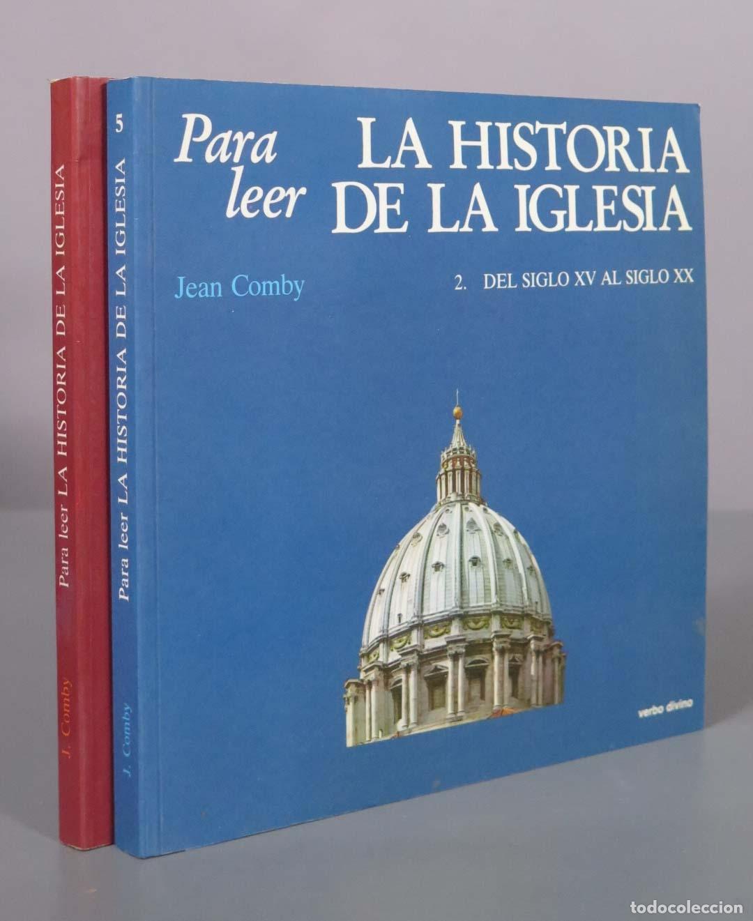 Libros de segunda mano: Para leer la historia de la Iglesia - Jean Comby - Editorial Verbo Divino. 2 TOMOS