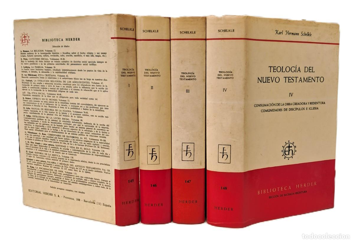 Libros de segunda mano: SCHELKE, Karl Hermann. Teolog&iacute;a del Nuevo Testamento. Biblioteca Herder. Barcelona. 1978.