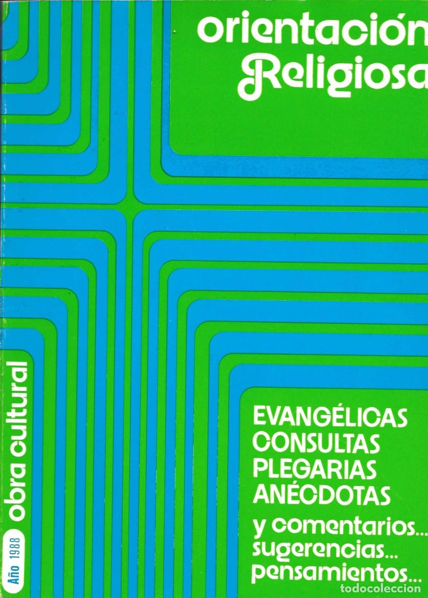 Libros de segunda mano: Religi&oacute;n. Orientaci&oacute;n Religiosa. A&ntilde;o 1988. N&uacute;meros 858 al 909.