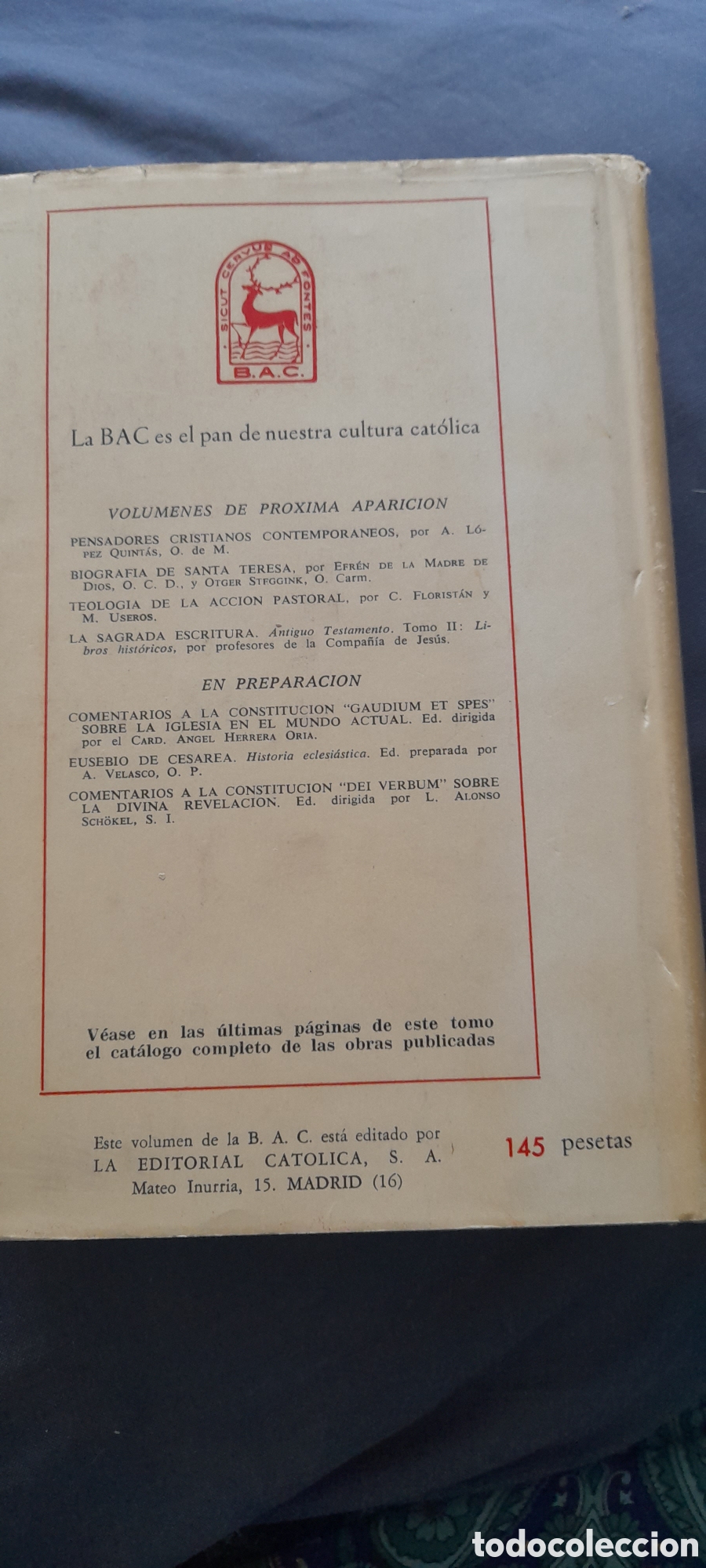 Libros de segunda mano: La plegaria eucaristica. Luis Maldonado - Foto 2
