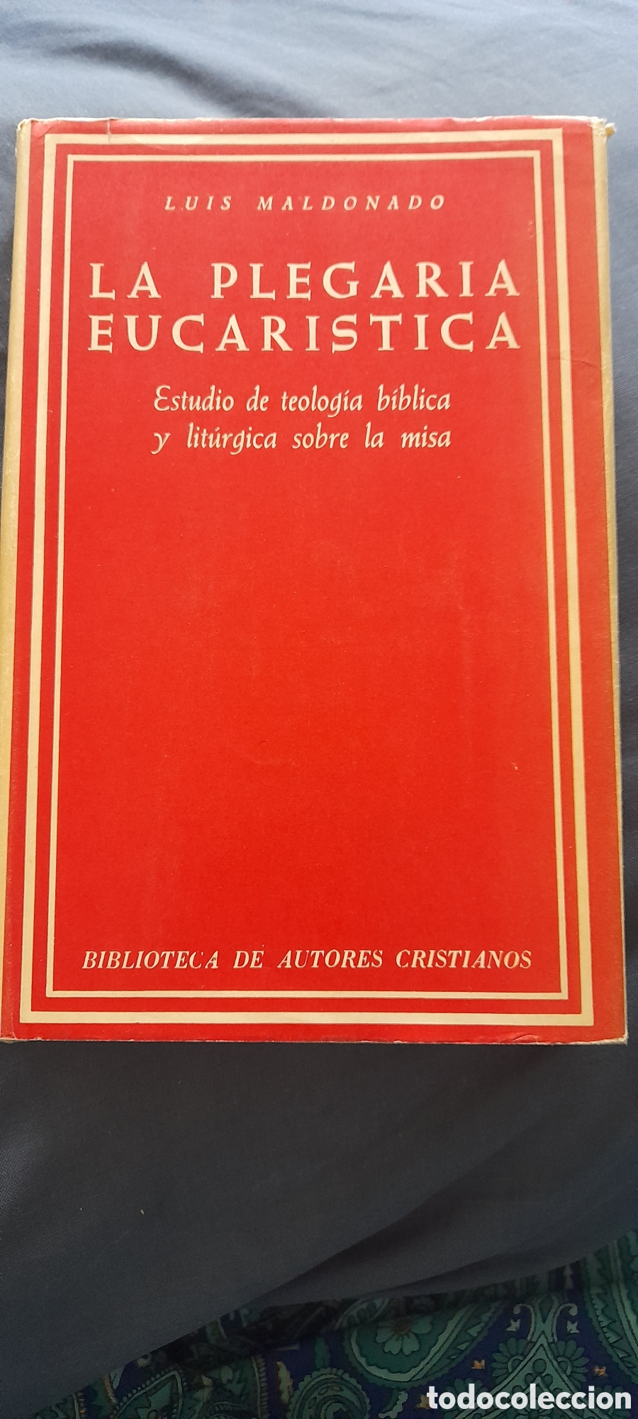 Libros de segunda mano: La plegaria eucaristica. Luis Maldonado - Foto 1