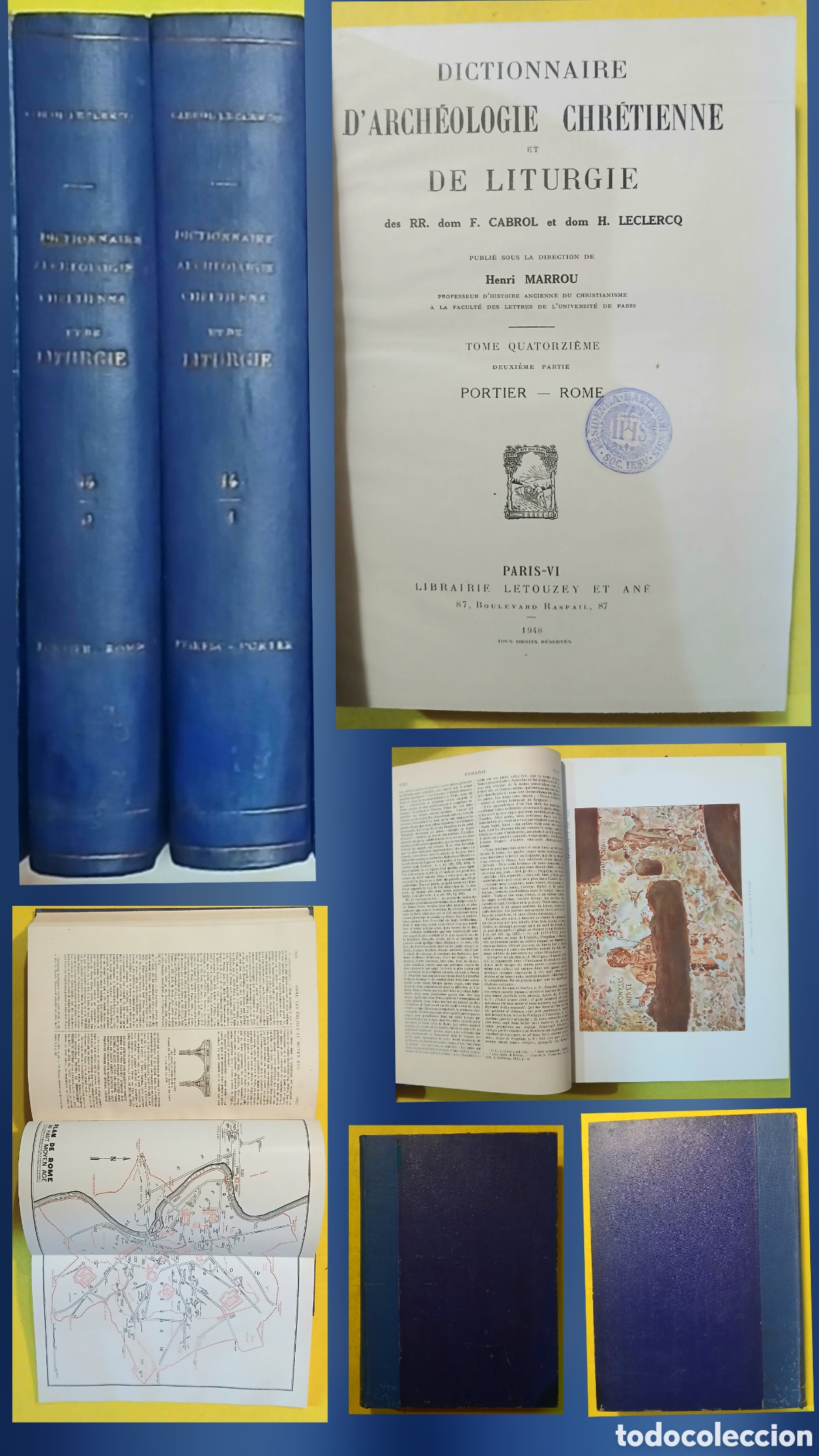 Libros de segunda mano: DICTIONNAIRE D'ARCH&Eacute;OLOGIE CHR&Eacute;TIENNE ET DE LITURGIE