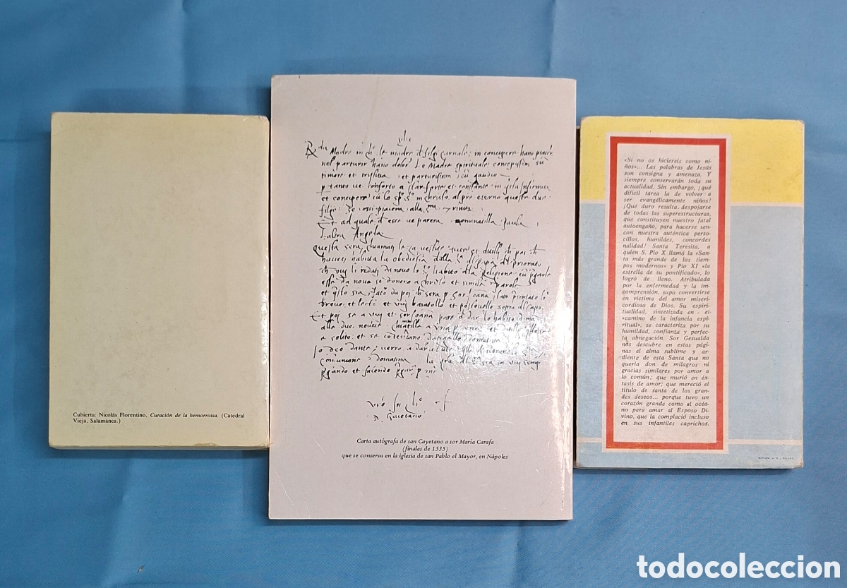 Libros de segunda mano: Lote de tres libros religiosos. - Foto 2