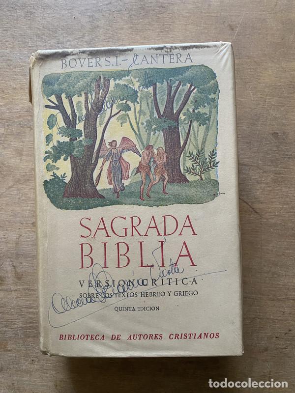 Libros de segunda mano: Sagrada Biblia - Bover S.I. - Cantera