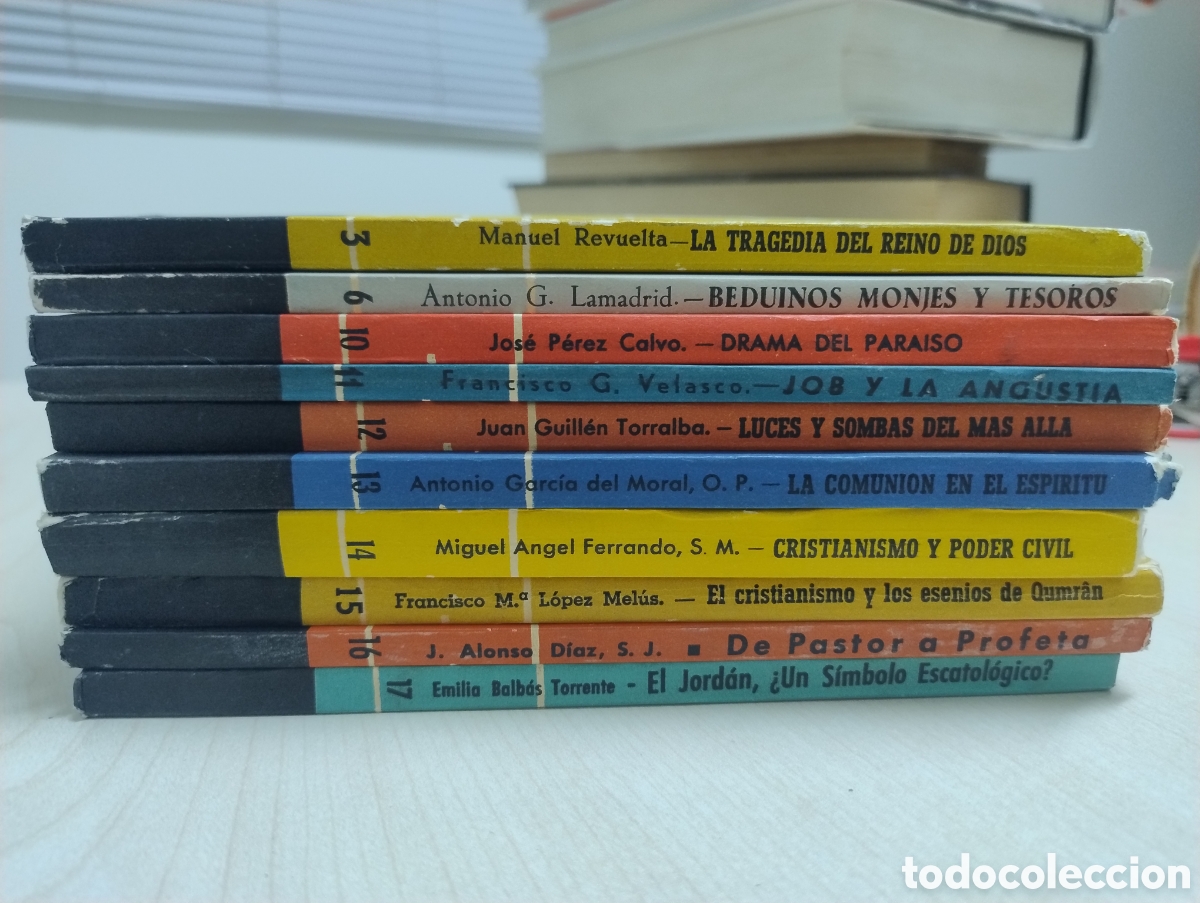 Libros de segunda mano: Lote de 10 libros. Colecci&oacute;n Selecci&oacute;n B&iacute;blica.
