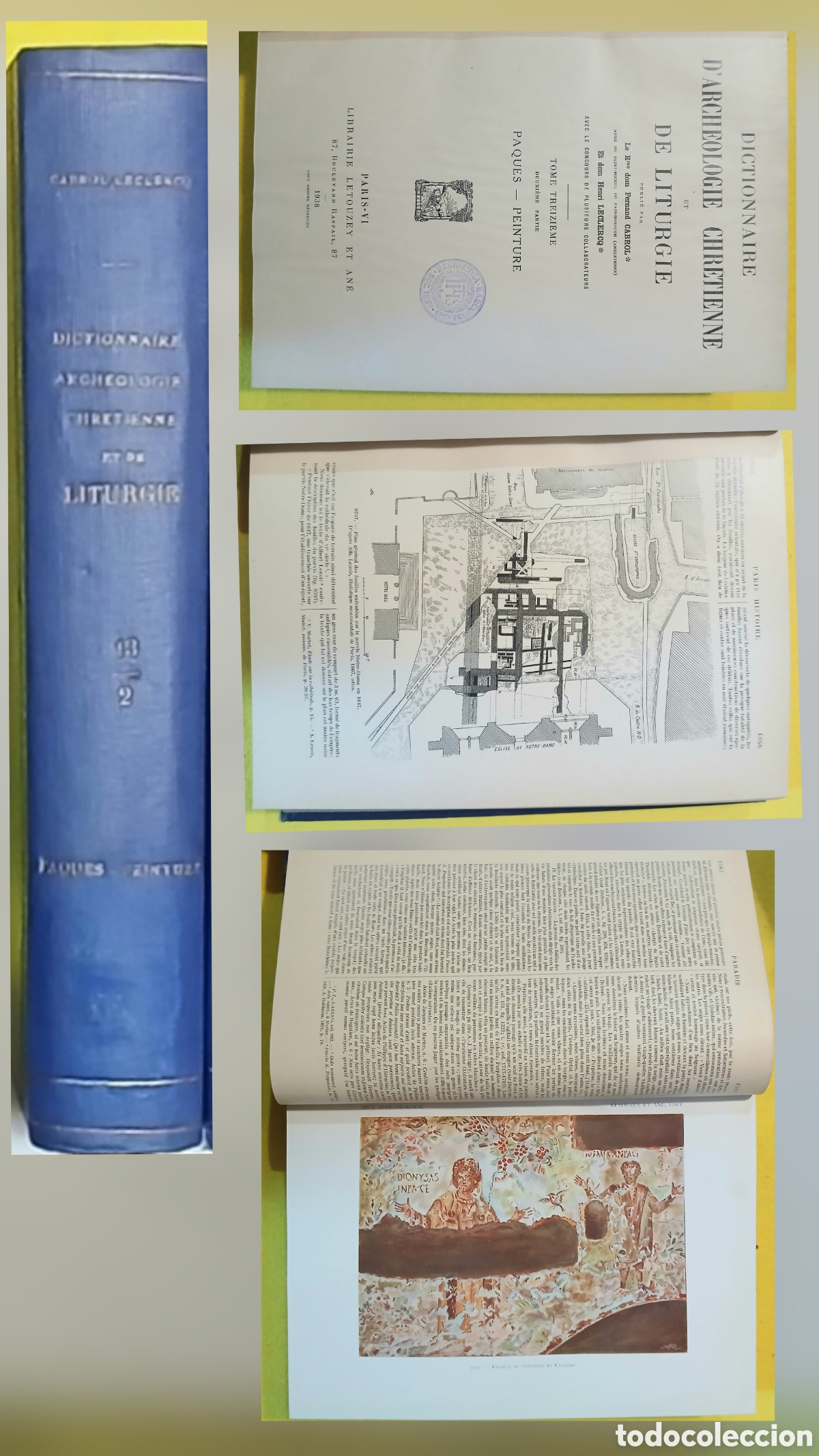 Libri di seconda mano: DICTIONNAIRE D'ARCH&Eacute;OLOGIE CHR&Eacute;TIENNE ET DE LITURGIE (13.2)