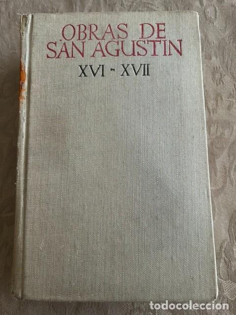 Libros de segunda mano: Obras Completas de San Agust&iacute;n. Tomos XVI y XVII. La ciudad de Dios en tomo &uacute;nico. 1&ordf; edici&oacute;n.