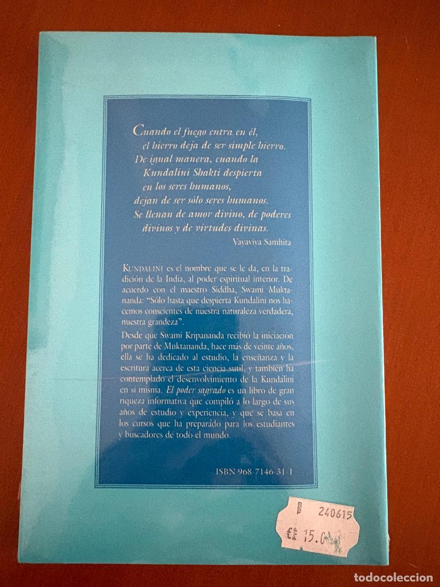 Libros de segunda mano: El poder sagrado: Kripananda, Swami - Foto 2