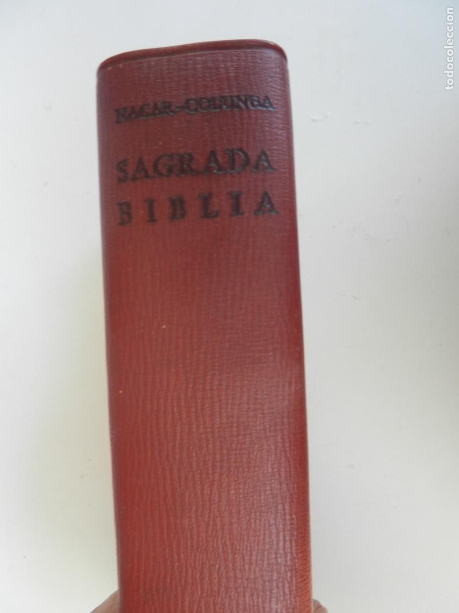 Libros de segunda mano: SAGRADA BIBLIA DE. N&Aacute;CAR FUSTER Y A. COLUNGA-BIBLIOTECA DE AUTORES CRISTIANOS MADRID 1963.