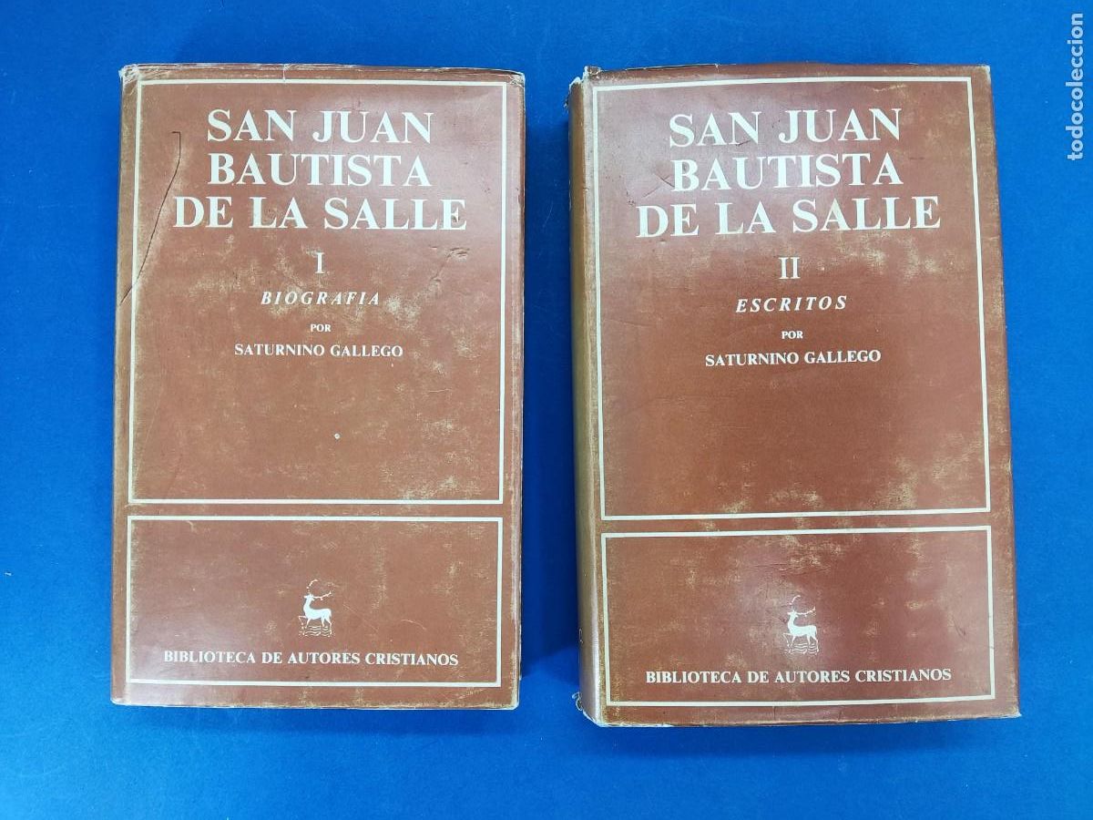 Libros de segunda mano: SAN JUAN BAUTISTA DE LA SALLE / SATURNINO GALLEGO / 1986. BIBLIOTECA DE AUTORES CRISTIANOS