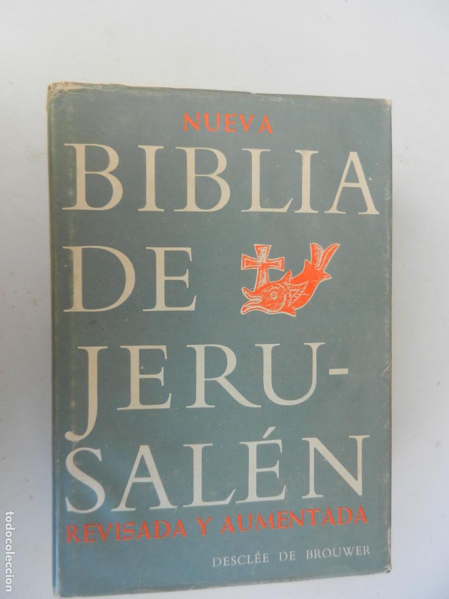 Libros de segunda mano: BIBLIA DE JERUSAL&Eacute;N - EDICI&Oacute;N REVISADA Y AUMENTADA - DESCL&Eacute;E DE BROUWER 1985.