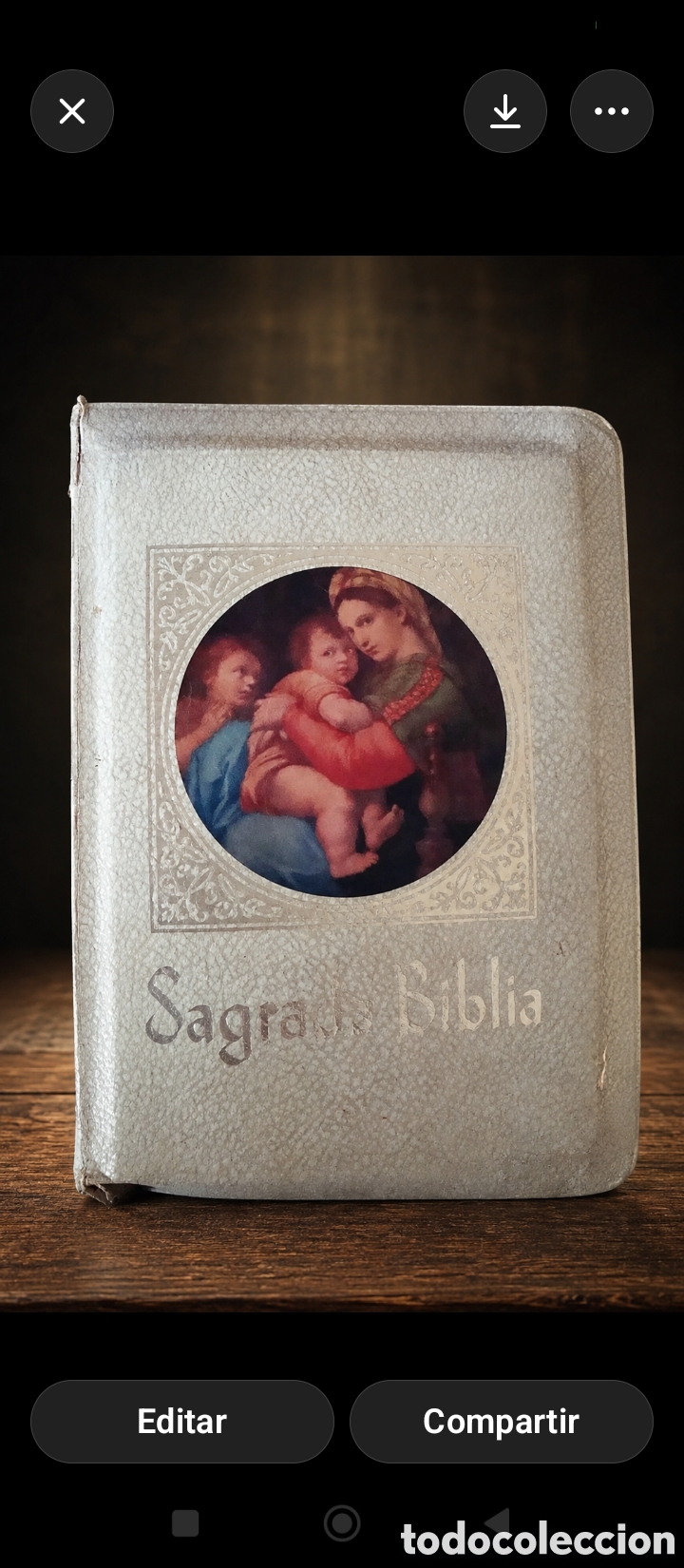 Libros de segunda mano: T&Iacute;TULO SUGERIDO Sagrada Biblia Familiar Ilustrada (1974)