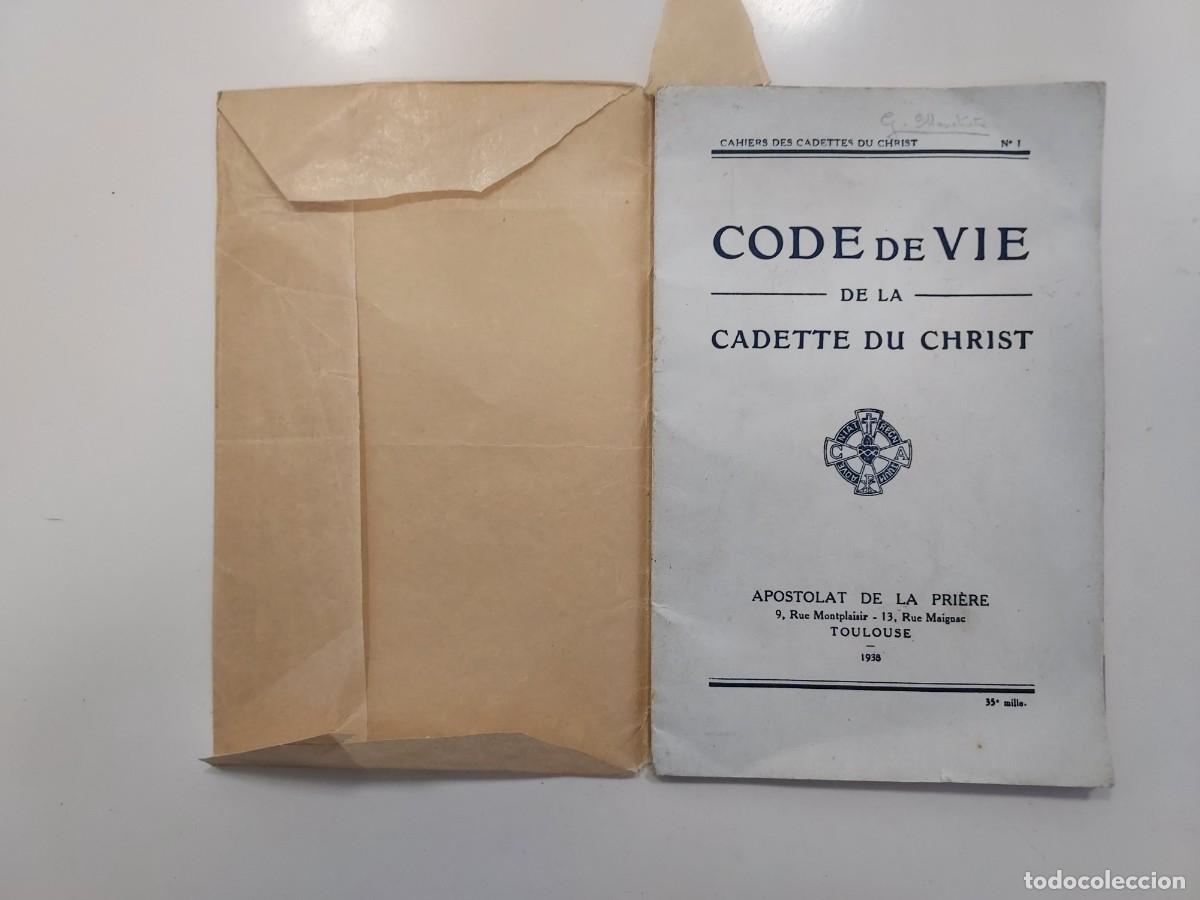 Libros de segunda mano: CODE DE VIE DE LA CADETTE DU CHRIST. 1938 (C&oacute;digo de vida de la cadete de Cristo) - Foto 4
