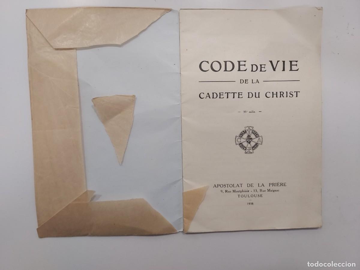 Libros de segunda mano: CODE DE VIE DE LA CADETTE DU CHRIST. 1938 (C&oacute;digo de vida de la cadete de Cristo) - Foto 6