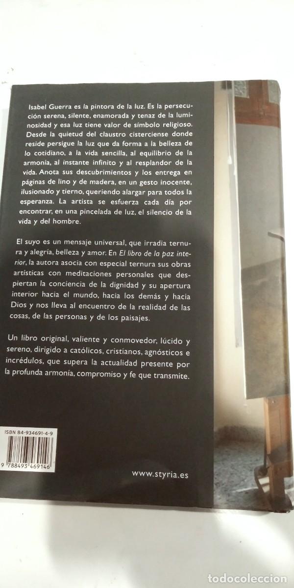 Libros de segunda mano: El libro de la paz interior Isabel Guerra - Foto 2