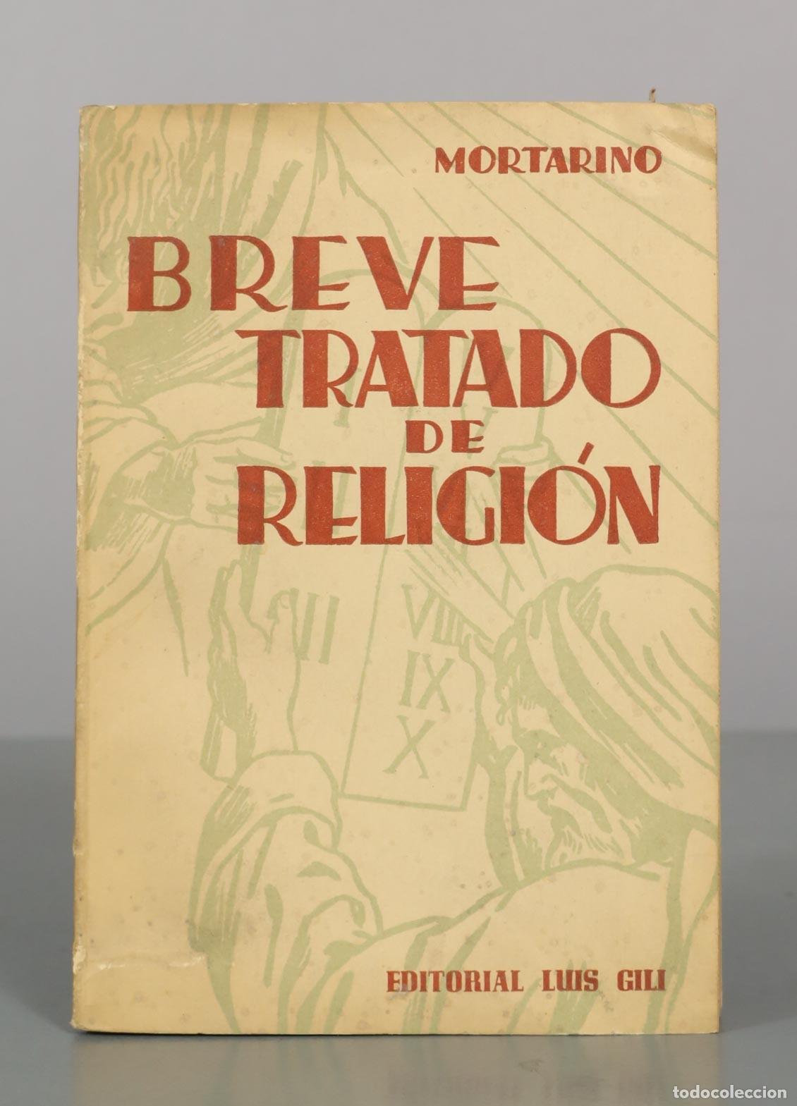 Libros de segunda mano: Breve Tratado de Religi&oacute;n - Mortarino - Editorial Luis Gili