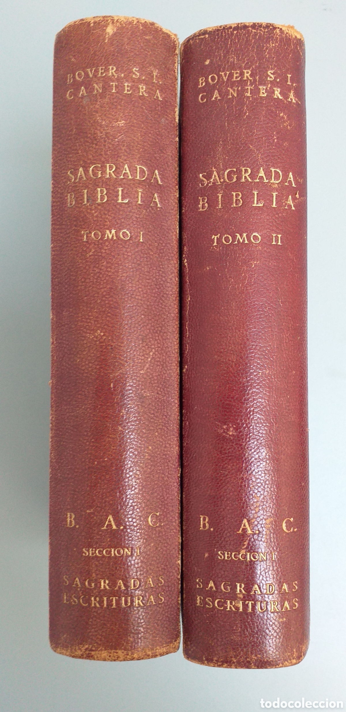 Libros de segunda mano: SAGRADA BIBLIA. VERSI&Oacute;N CR&Iacute;TICA SOBRE LOS TEXTOS HEBREO Y GRIEGO. 2 tomos