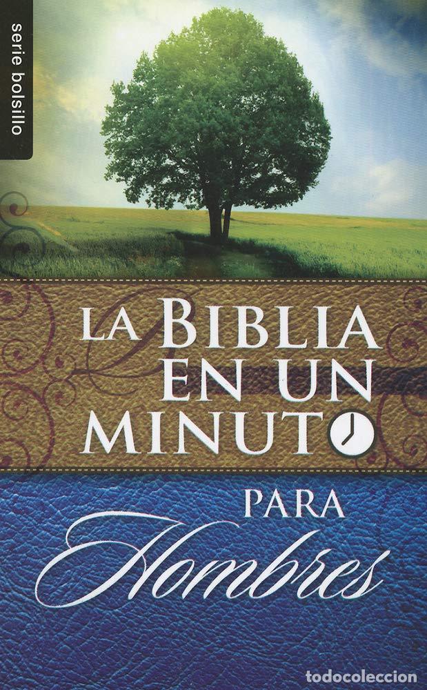Livros em segunda m&atilde;o: Biblia en un Minuto: Para Hombres = One Minute Bible: For Men