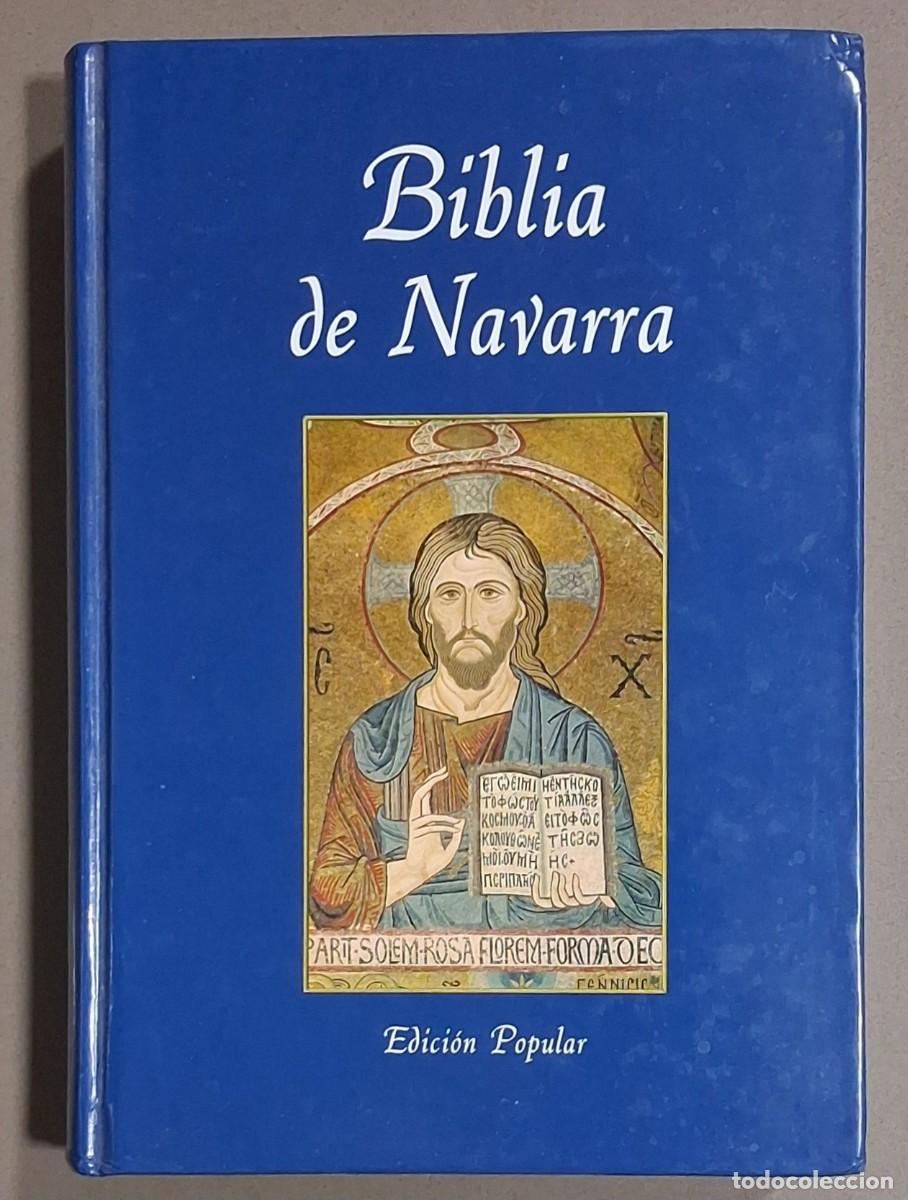 Libros de segunda mano: Biblia de Navarra. Edici&oacute;n Popular. Eunsa Ed. 2007. Tapa dura. 1912 p&aacute;g. Muy buen estado!