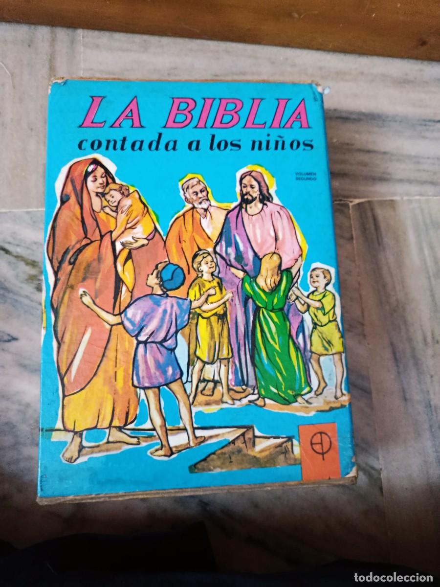 Second hand books: LA BIBLIA CONTADA PARA NI&Ntilde;OS 2 TOMOS