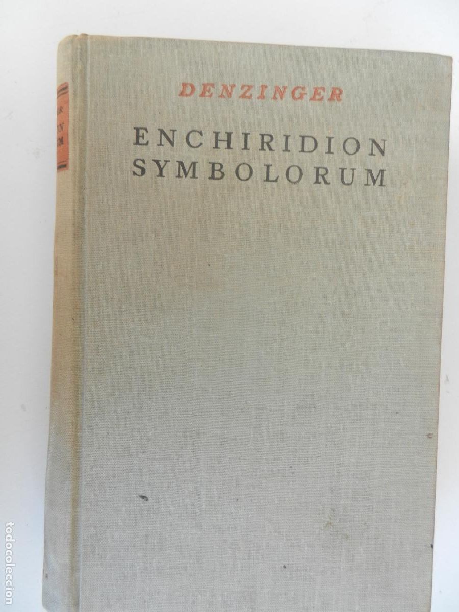 Libros de segunda mano: ENCHIRIDION SYMBOLORUM - H. DENZINGER - EDITORIAL HERDER 1948.