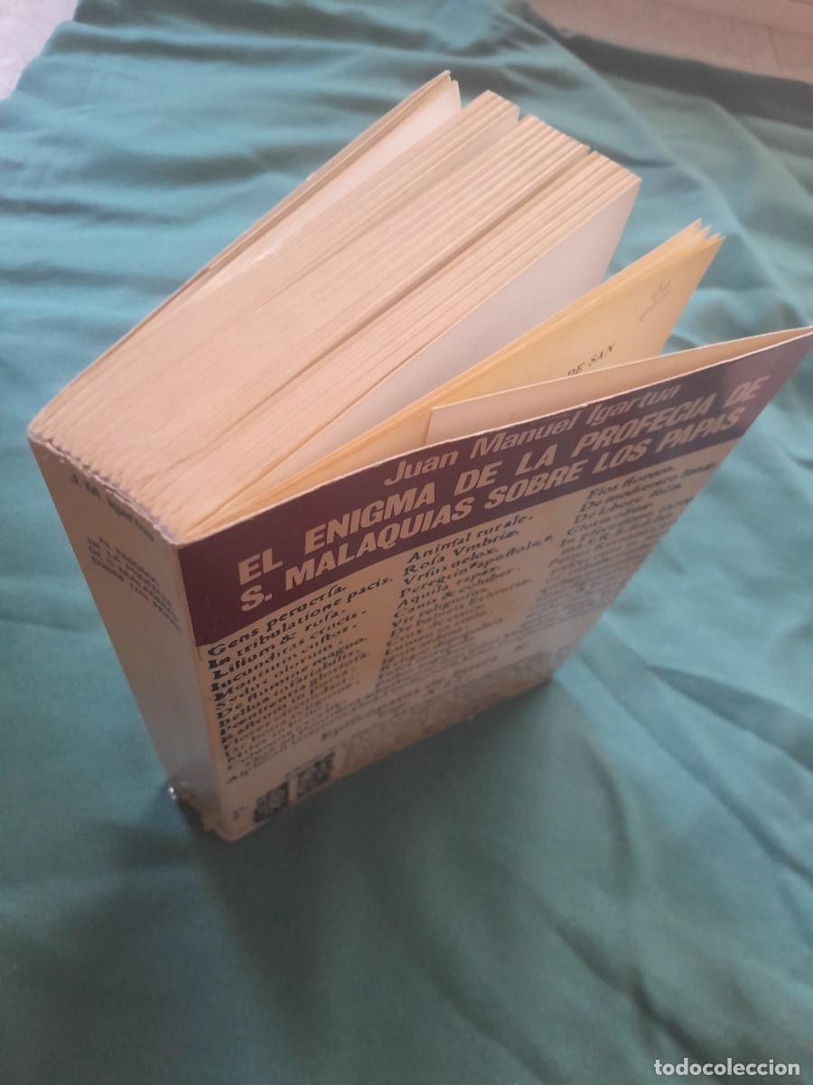 Libros de segunda mano: EL ENIGMA DE LA PROFECIA DE S, MALAQUIAS SOBRE LOS PAPAS. JUAN MANUEL IGARTUA, ACERVO 1978