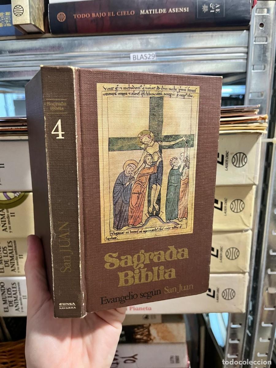 Libros de segunda mano: BLAS29 &mdash; Sagrada Biblia. Evangelio seg&uacute;n San Juan (Vol. 4) &mdash; EUNSA / Planeta.