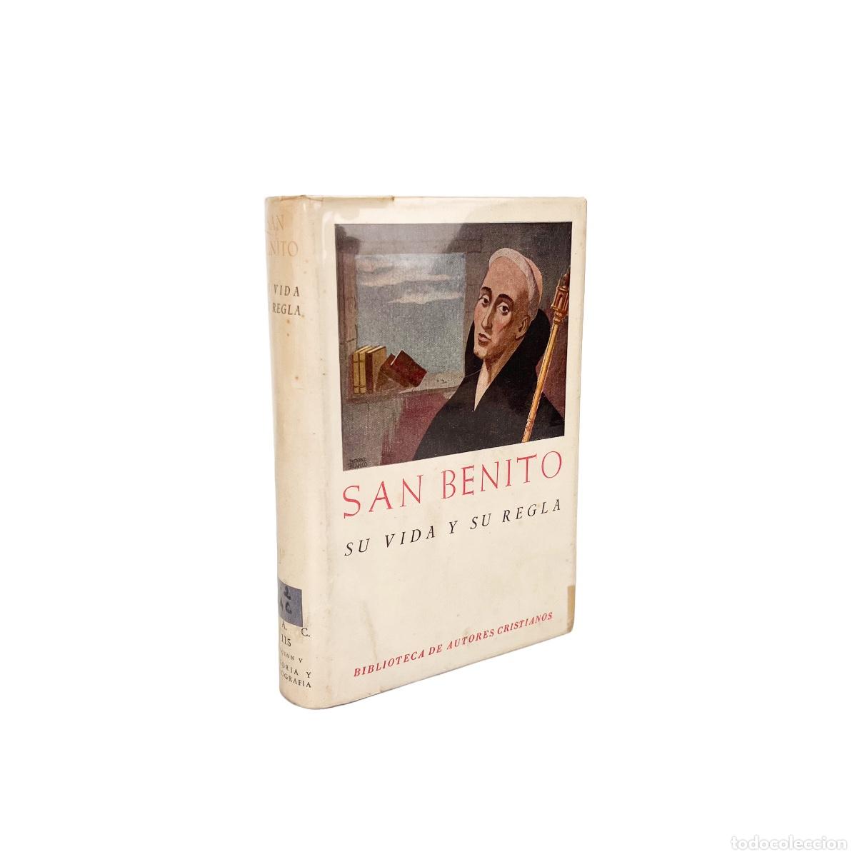 Libros de segunda mano: San Benito, Su vida y su regla, San Benito