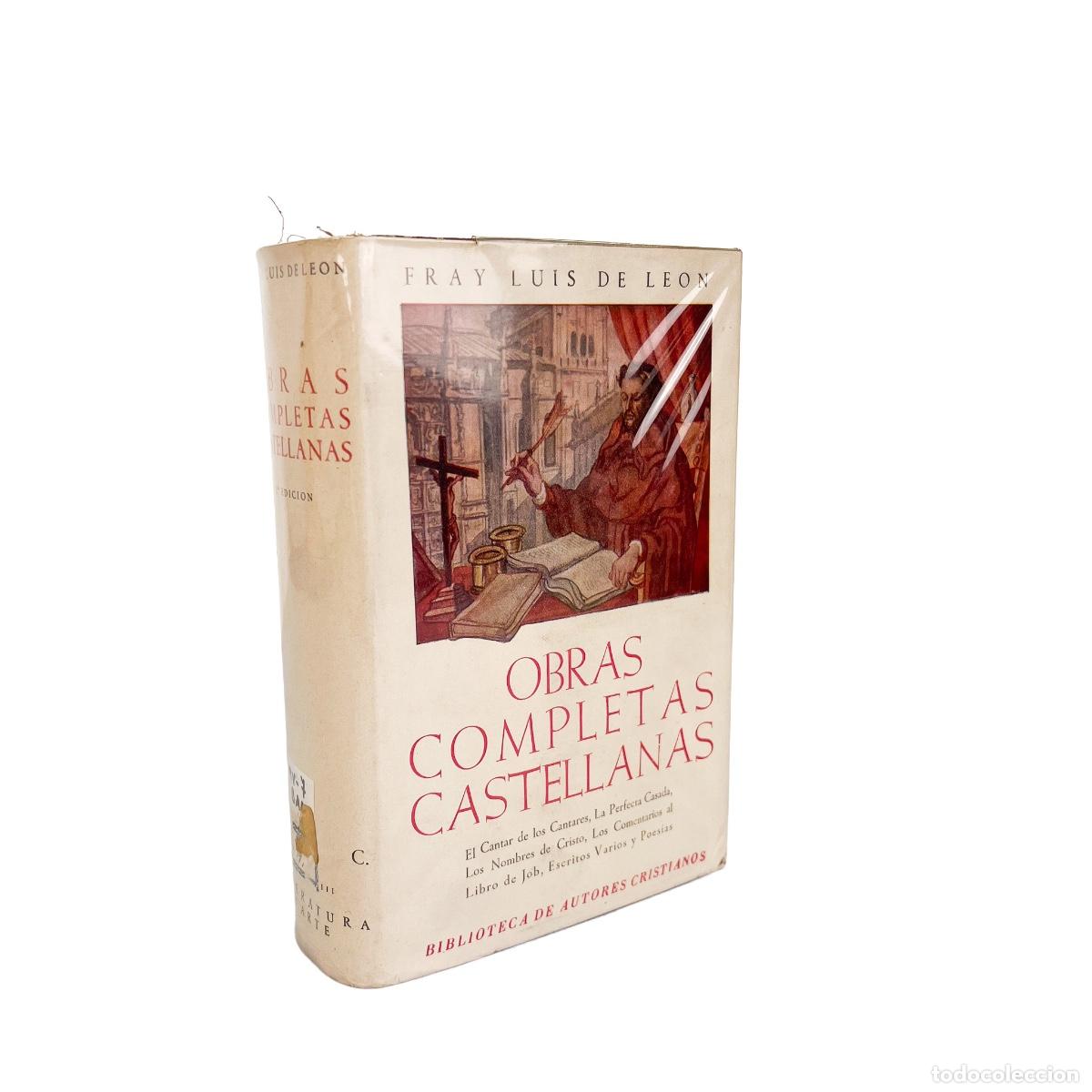 Libros de segunda mano: Obras Completas Castellanas, Fray Luis de Le&oacute;n
