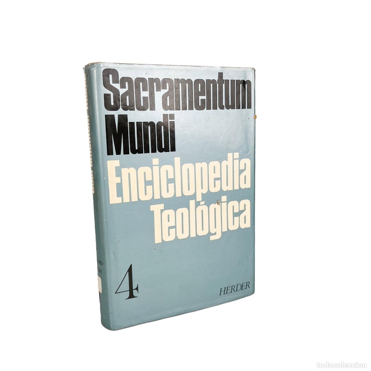 Libros de segunda mano: Enciclopedia Teol&oacute;gica 4, Sacramentun Mundi
