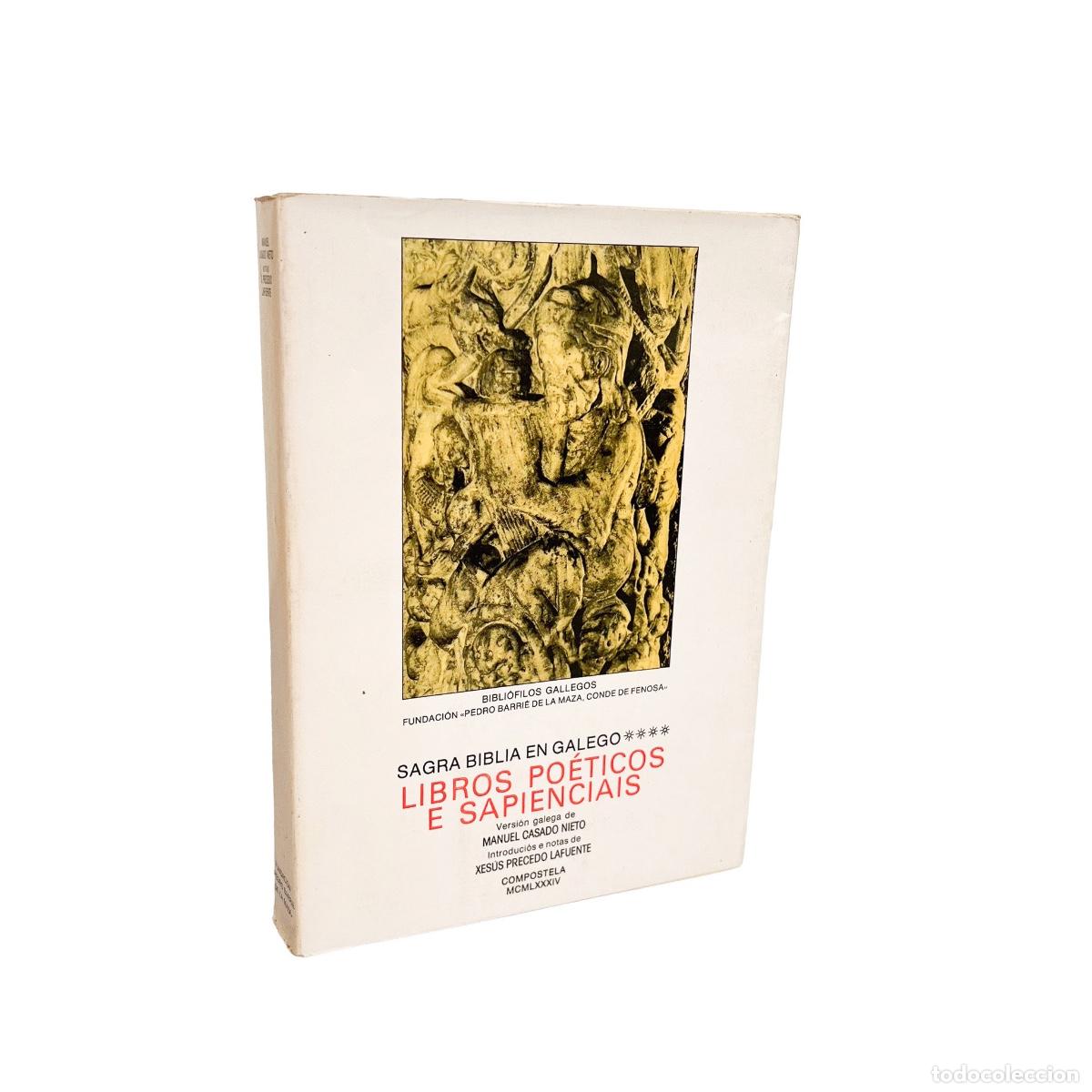 Libros de segunda mano: Sagrada Biblia en Galego, Libros Po&eacute;ticos e Sapienciais, Manuel Casado Nieto