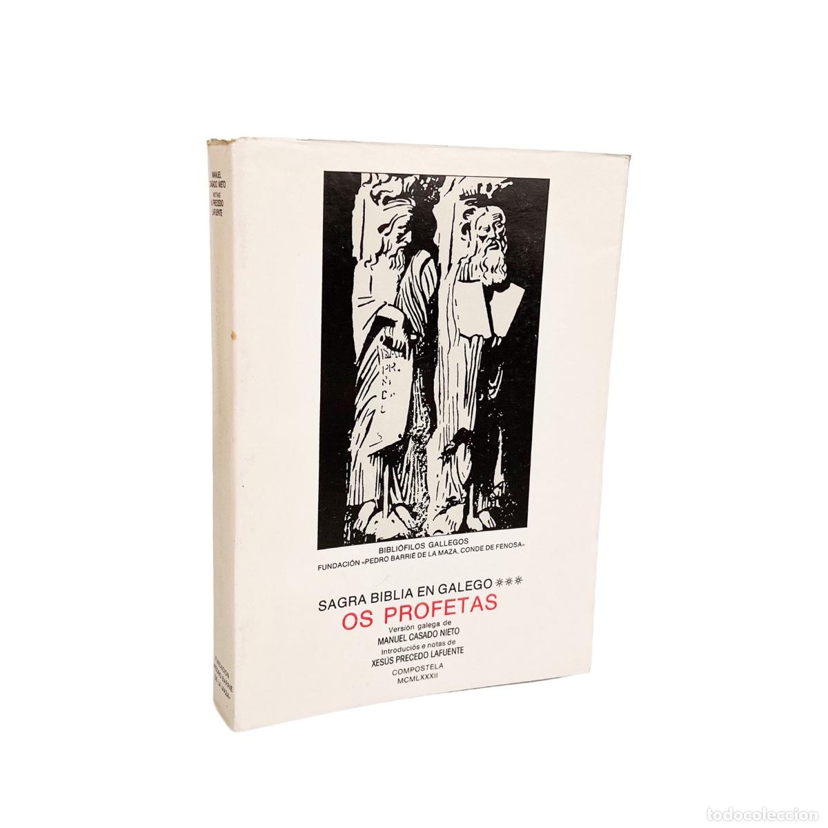 Libros de segunda mano: Sagrada Biblia en Galego, Os Profetas, Manuel Casado Nieto
