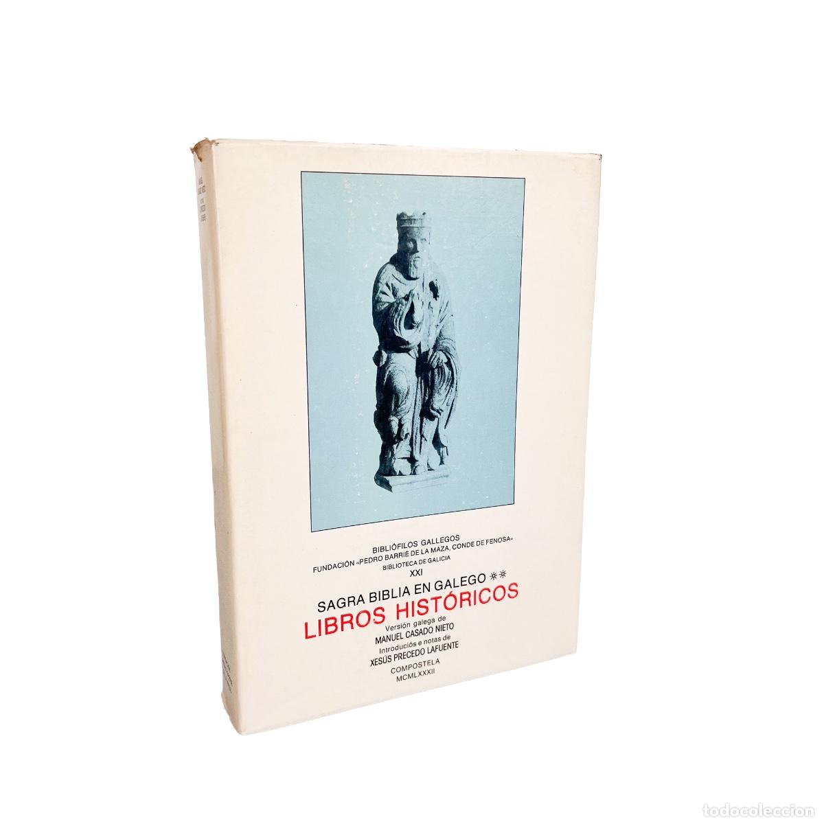 Libros de segunda mano: Sagrada Biblia en Galego, Libros Hist&oacute;ricos, Manuel Casado Nieto