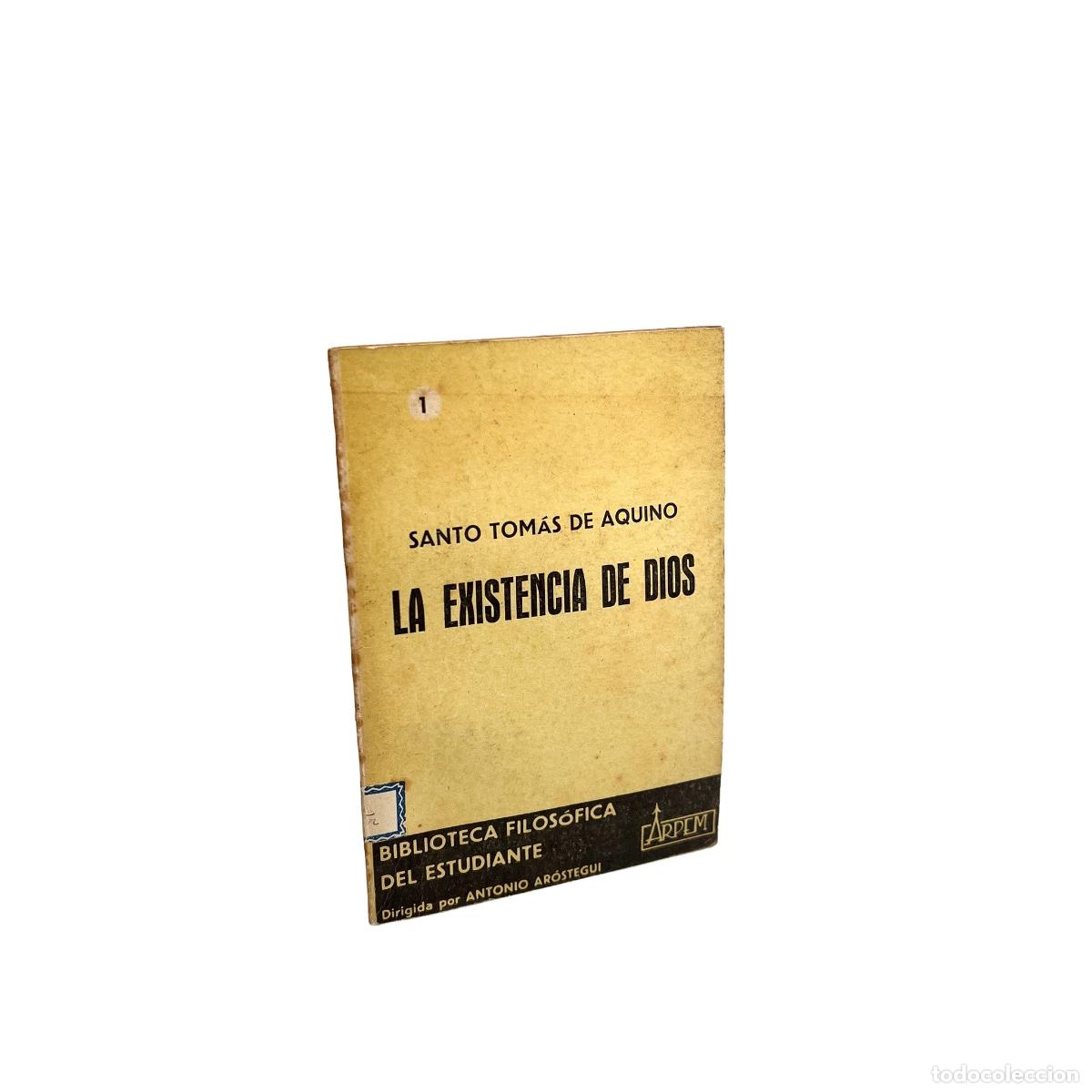 Libros de segunda mano: La Existencia de Dios, Santo Tom&aacute;s de Aquino