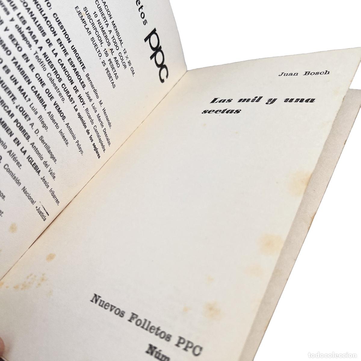 Libros de segunda mano: Las Mil y una Sectas, Juan Bosch - Foto 3
