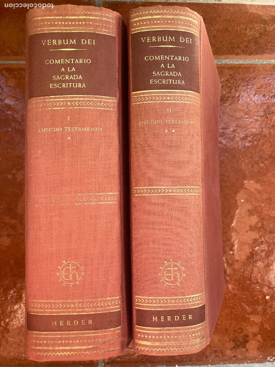 Libros de segunda mano: VERBUM DEI, Comentario a la Sagrada Escritura, Tomos 1 y2. introducci&oacute;n al antiguo testamento.