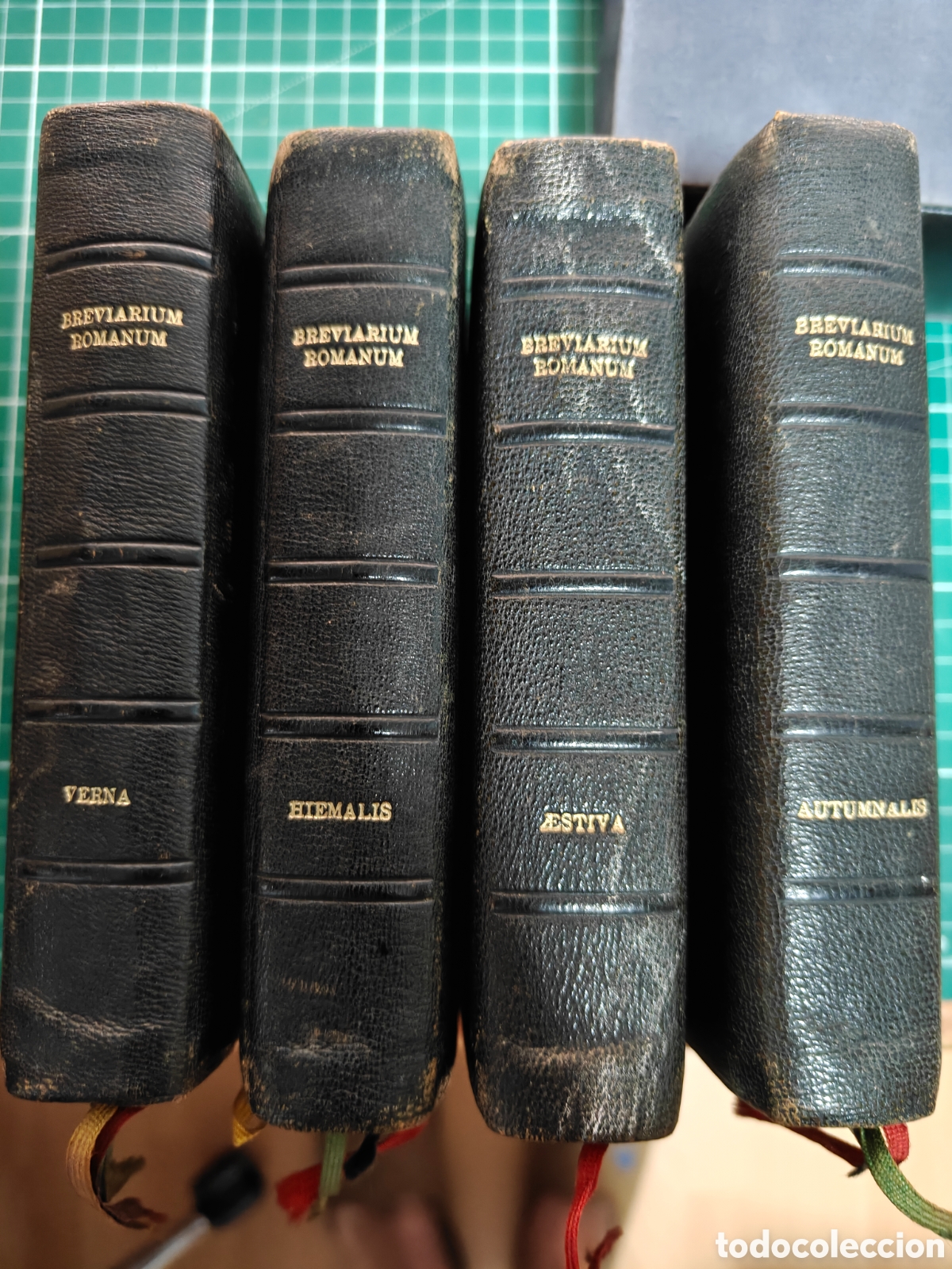 Libros de segunda mano: Breviarium Romanum 4 Tomos Completo (Ed. Gottmer, Piel)